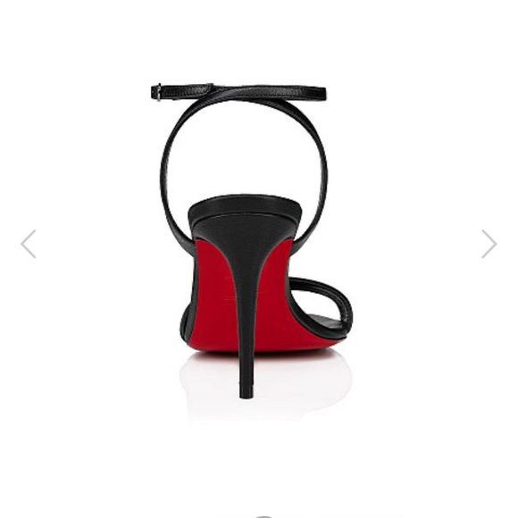 Christian Louboutin Loubigirl Black Ankle Strap Heels - Picture 3 of 12